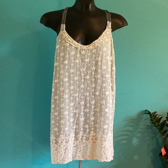 Maurices Lace and Knit Tank - Picture 1 of 5
